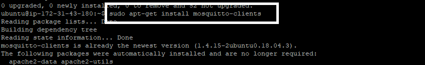 install MQTT broker on AWS ec2 instance